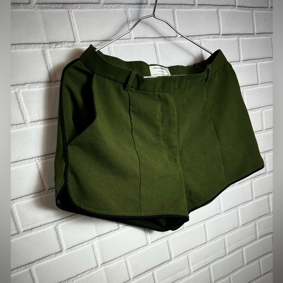 Green High Waist Shorts by love & liberty juniors size L - Picture 2 of 8